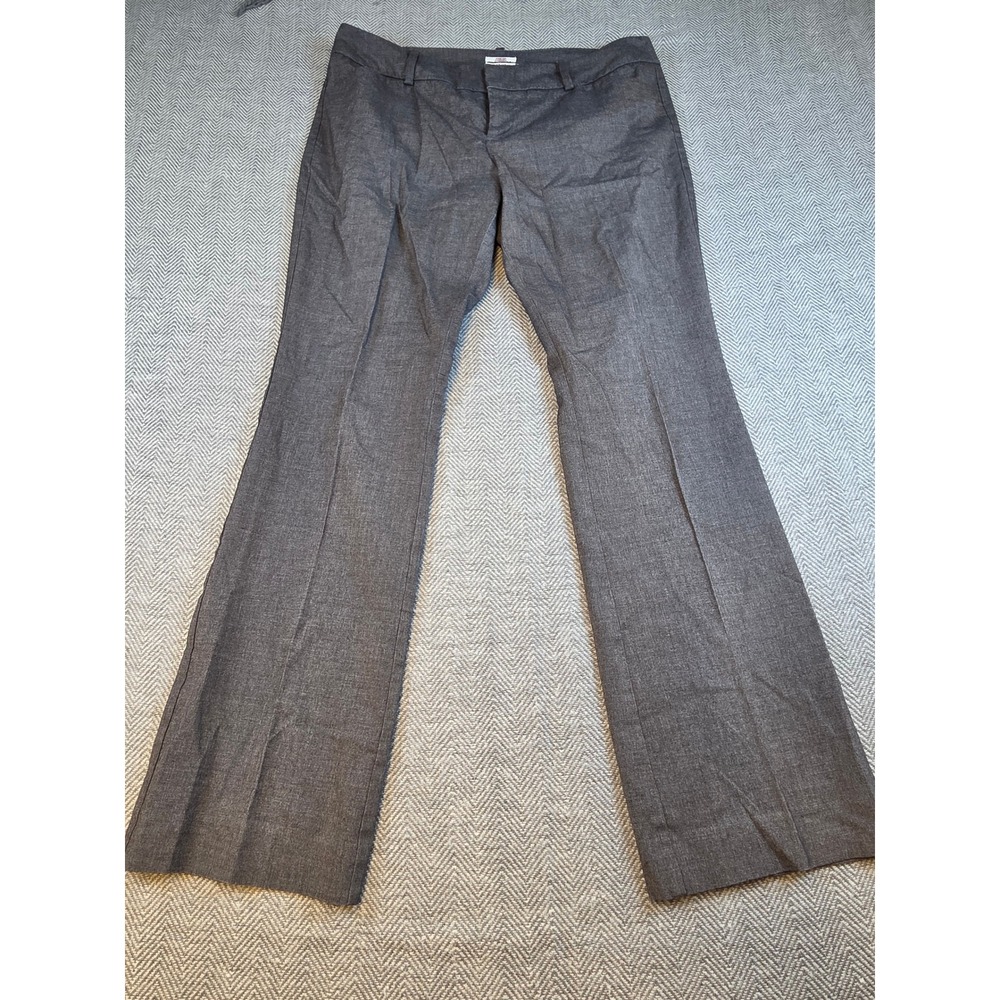 Merona Modern Coupe Grey Stretch Dress Pants Womens Size 12 Bootcut Professional